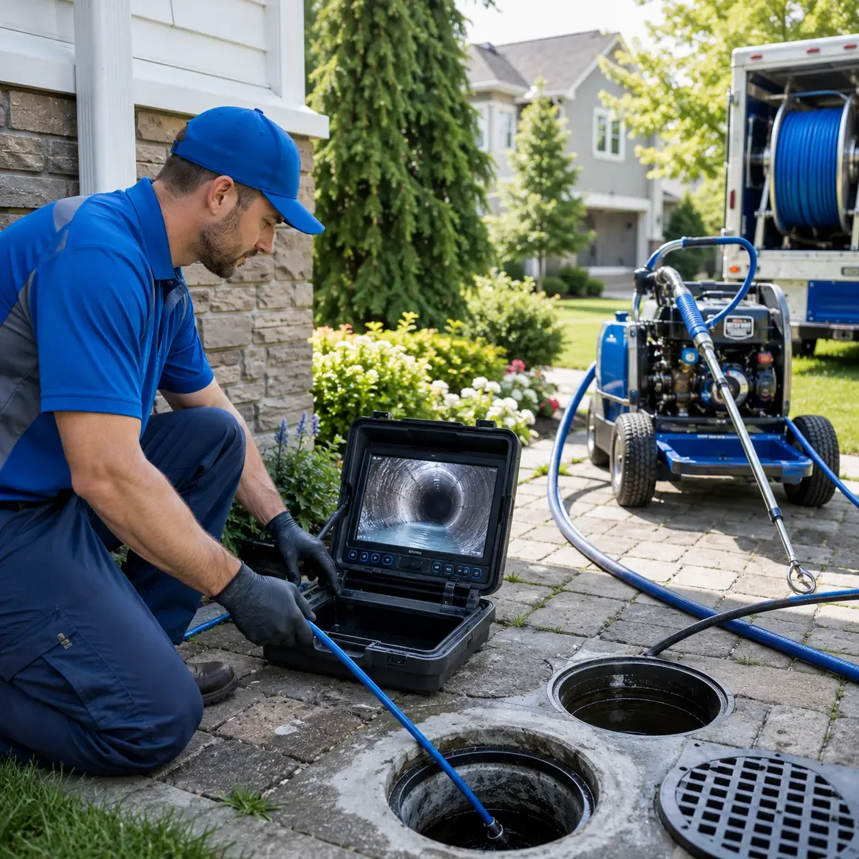 Outdoor drain cleaning professionals serving Harleysville, PA